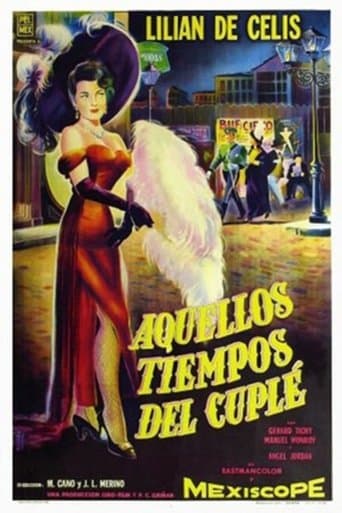 Movie poster for Aquellos tiempos del cuplé