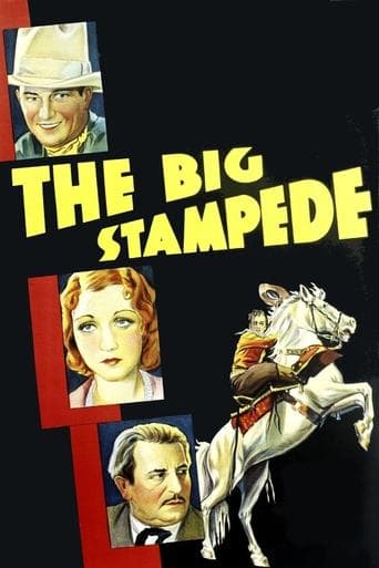 Movie poster for The Big Stampede