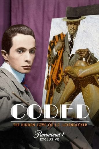 Movie poster for Coded: The Hidden Love of J.C. Leyendecker