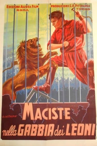 Movie poster for Maciste nella gabbia dei leoni