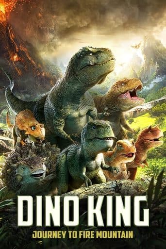 Movie poster for Dino King: Journey to Fire Mountain