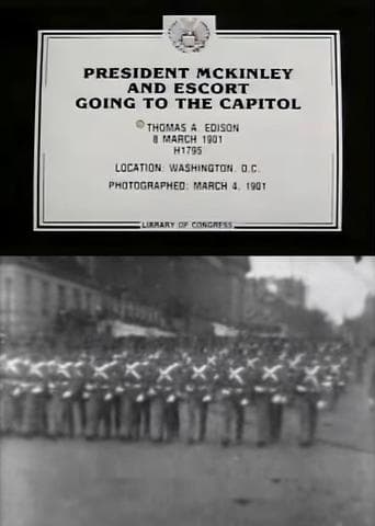 Movie poster for President McKinley and Escort Going to the Capitol