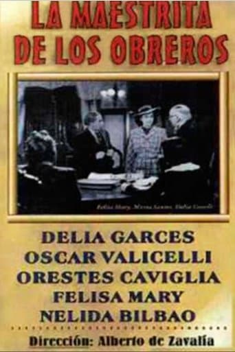 Movie poster for La maestrita de los obreros