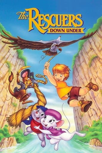 Movie poster for The Rescuers Down Under