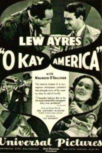 Movie poster for Okay, America!