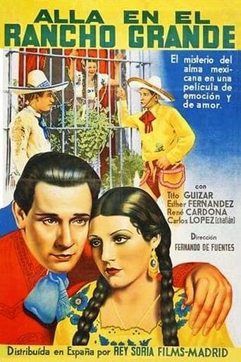 Movie poster for Allá en el Rancho Grande