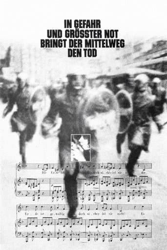 Movie poster for In Danger and Dire Distress the Middle of the Road Leads to Death