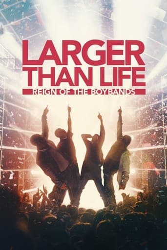 Movie poster for Larger than Life: Reign of the Boybands
