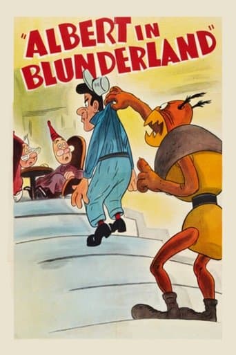 Movie poster for Albert in Blunderland