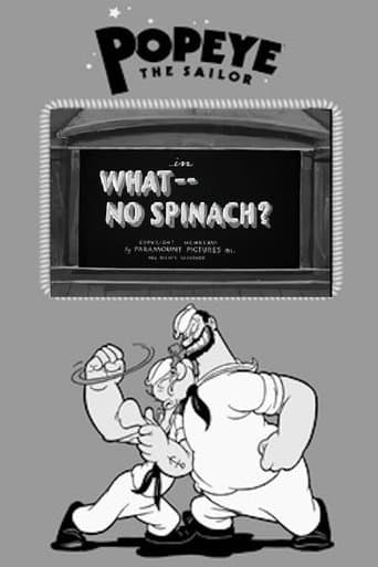 Movie poster for What -- No Spinach?