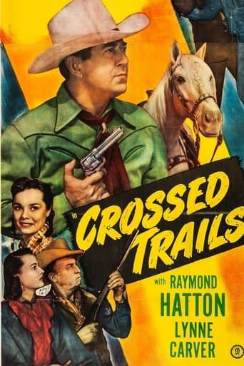 Movie poster for Crossed Trails