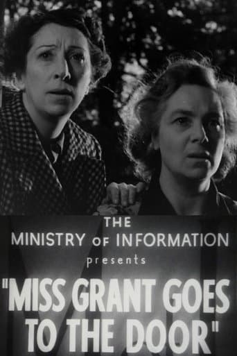 Movie poster for Miss Grant Goes to the Door