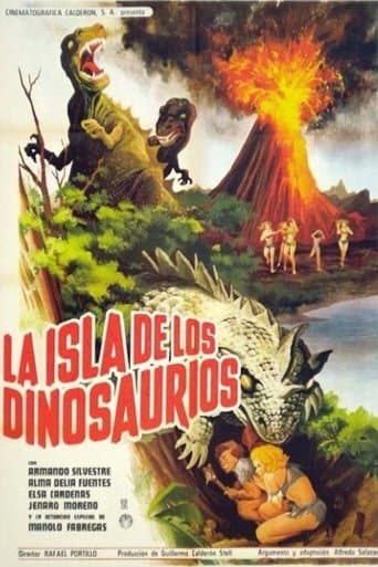 Movie poster for The Island of the Dinosaurs