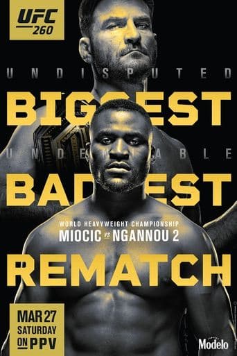 Movie poster for UFC 260: Miocic vs. Ngannou 2