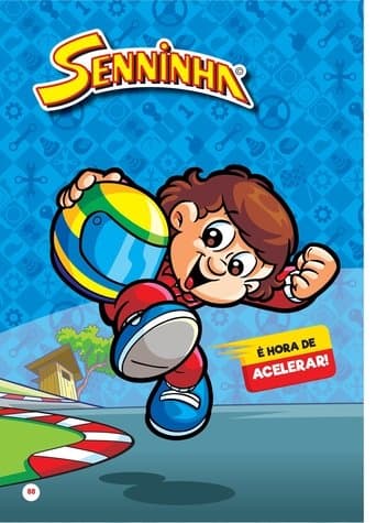 Movie poster for Senninha on the Crazy Race