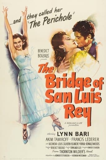 Movie poster for The Bridge of San Luis Rey