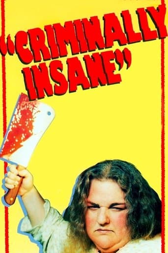 Movie poster for Criminally Insane