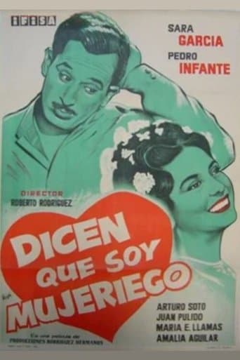 Movie poster for Dicen que soy mujeriego
