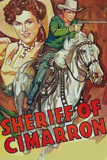 Movie poster for Sheriff of Cimarron