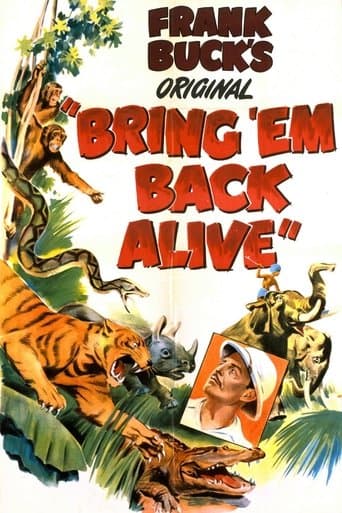 Movie poster for Bring 'Em Back Alive