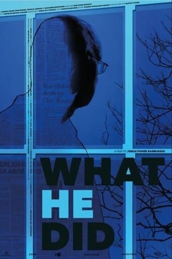 Movie poster for What He Did