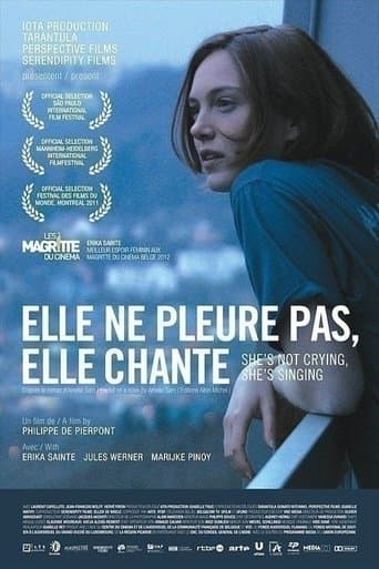 Movie poster for She Is Not Crying, She Is Singing