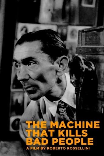 Movie poster for The Machine That Kills Bad People