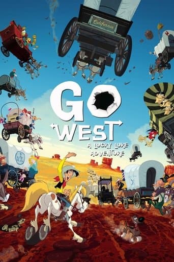 Movie poster for Go West: A Lucky Luke Adventure