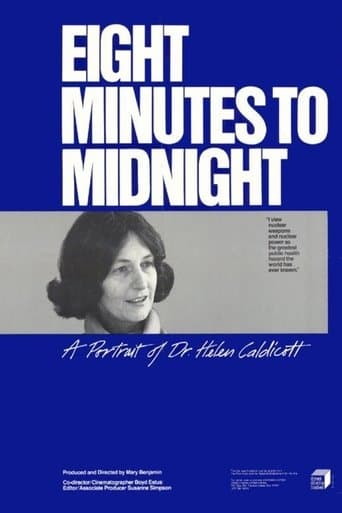Movie poster for Eight Minutes to Midnight: A Portrait of Dr. Helen Caldicott