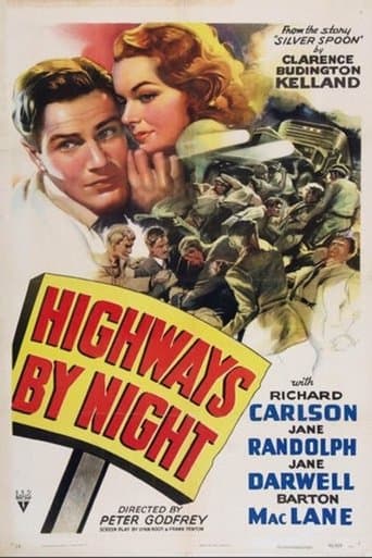 Movie poster for Highways by Night