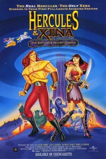 Movie poster for Hercules and Xena - The Animated Movie: The Battle for Mount Olympus