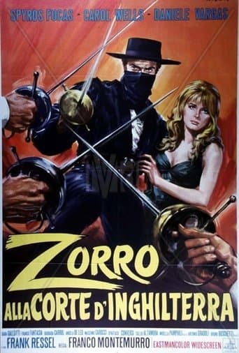 Movie poster for Zorro in the Court of England