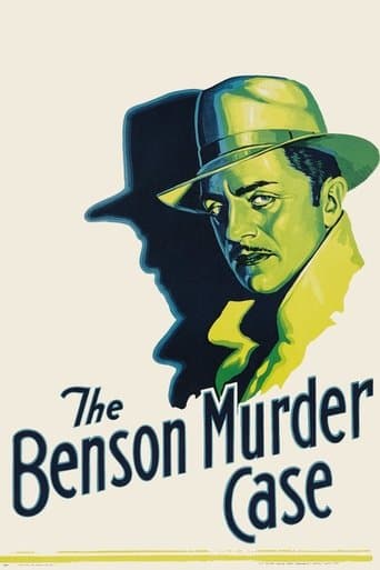 Movie poster for The Benson Murder Case