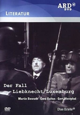 Movie poster for Der Fall Liebknecht-Luxemburg
