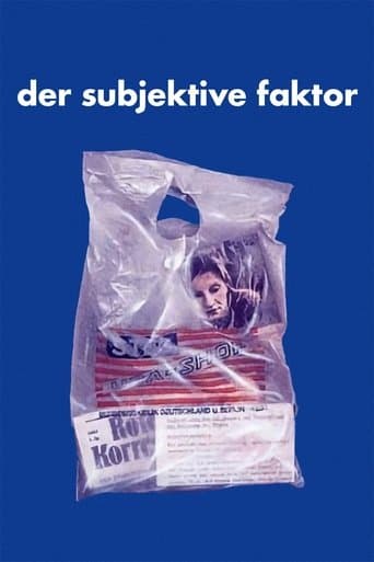 Movie poster for Der subjektive Faktor