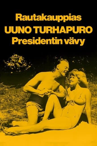 Movie poster for Rautakauppias Uuno Turhapuro, presidentin vävy