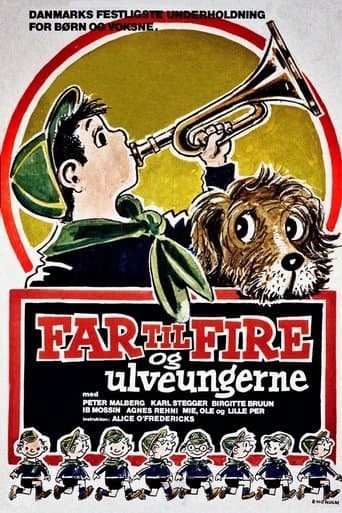 Movie poster for Father of Four and the Wolf Cubs