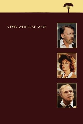 Movie poster for A Dry White Season