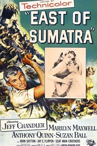 Movie poster for East of Sumatra
