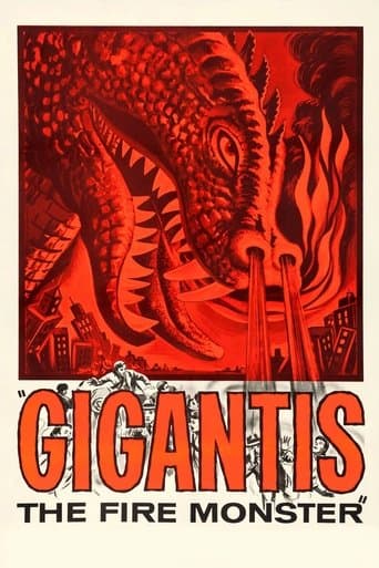 Movie poster for Gigantis, the Fire Monster