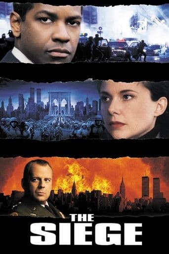 Movie poster for The Siege