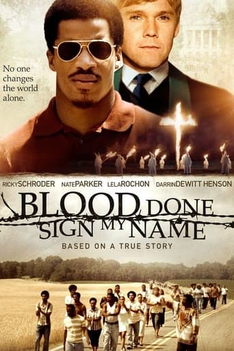 Movie poster for Blood Done Sign My Name