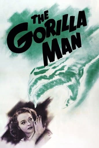 Movie poster for The Gorilla Man