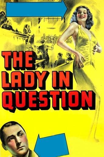 Movie poster for The Lady in Question