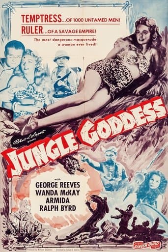 Movie poster for Jungle Goddess