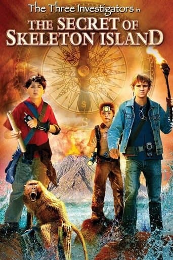 Movie poster for The Three Investigators in The Secret of Skeleton Island