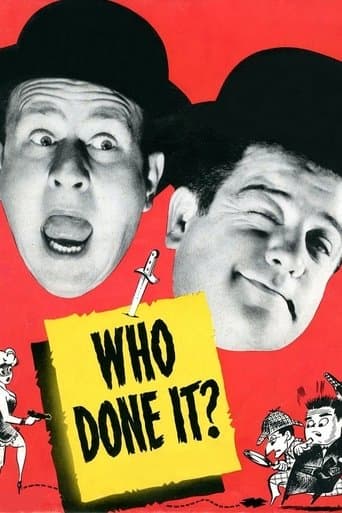 Movie poster for Who Done It?