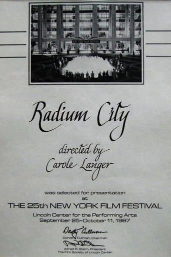 Movie poster for Radium City