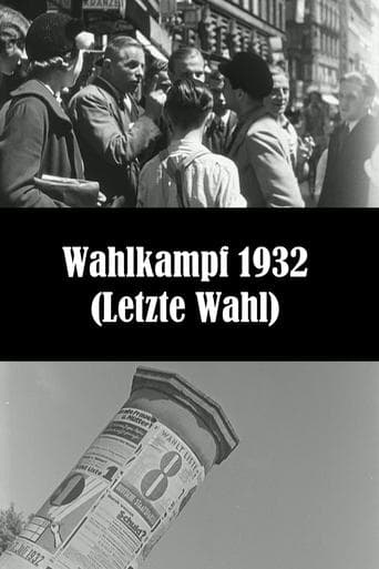 Movie poster for Election Campaign 1932 (Last Election)