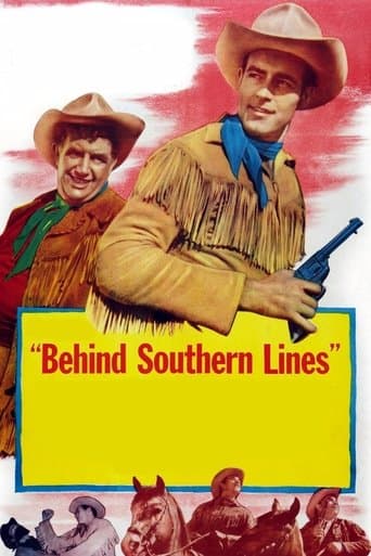 Movie poster for Behind Southern Lines